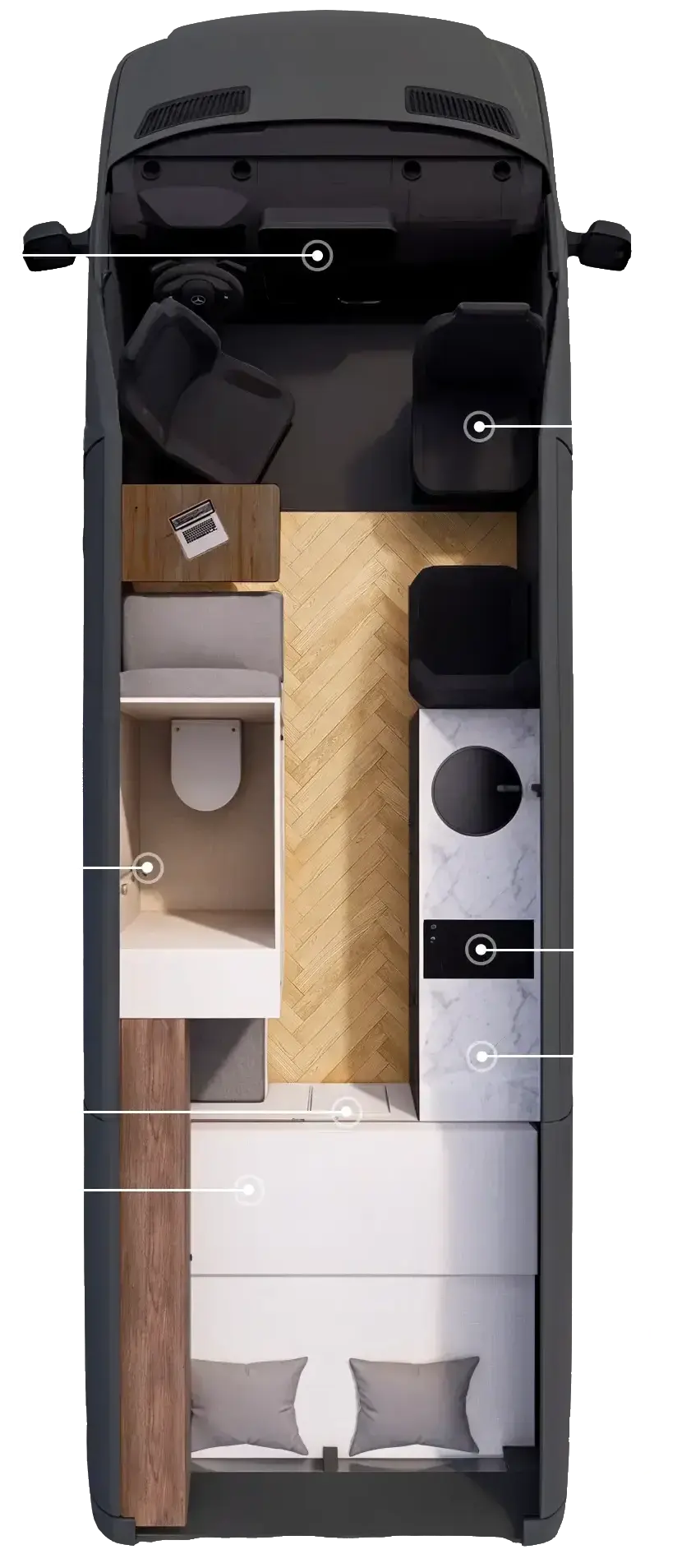 Rollinn interior 5pers USP21 90gr animated